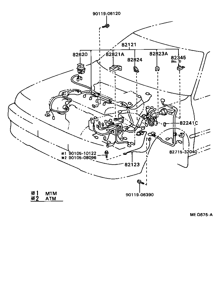  CAMRY VISTA |  WIRING CLAMP