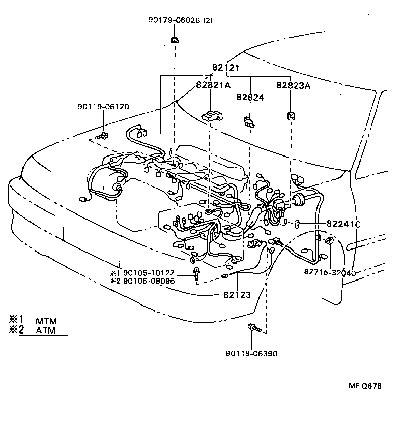  CAMRY VISTA |  WIRING CLAMP