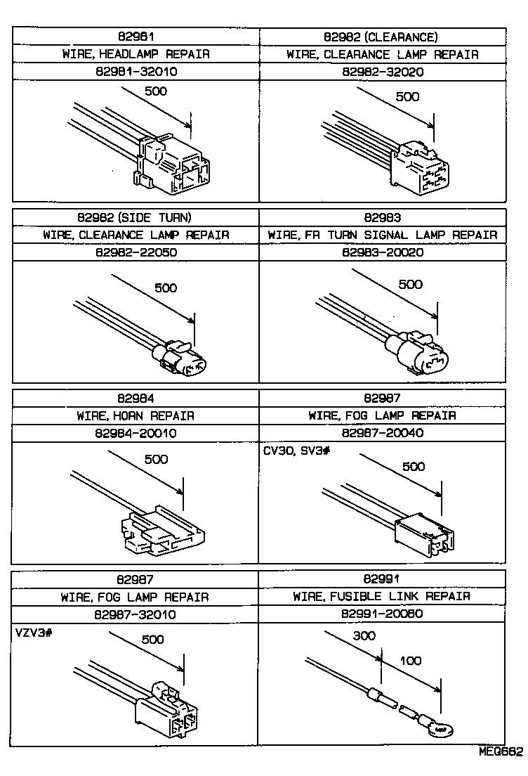  CAMRY VISTA |  WIRING CLAMP