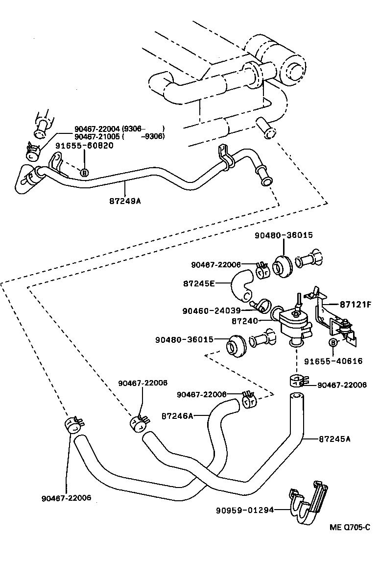  CAMRY VISTA |  HEATING AIR CONDITIONING WATER PIPING