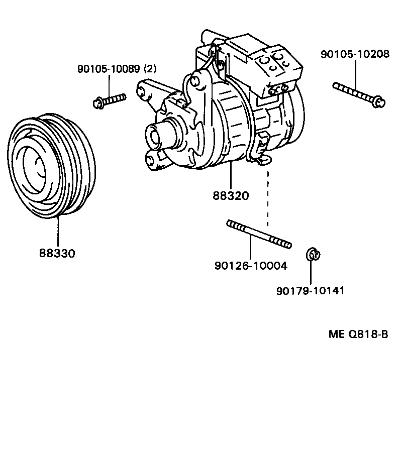  SUPRA |  HEATING AIR CONDITIONING COMPRESSOR