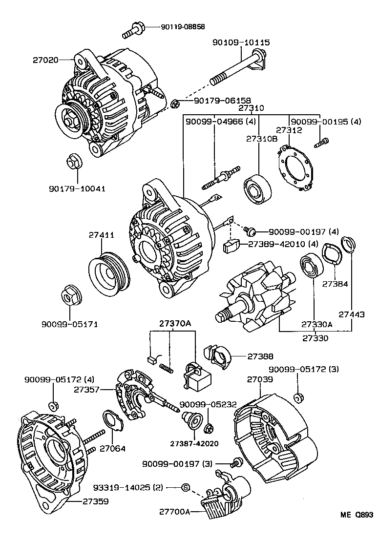  SPRINTER CARIB |  ALTERNATOR