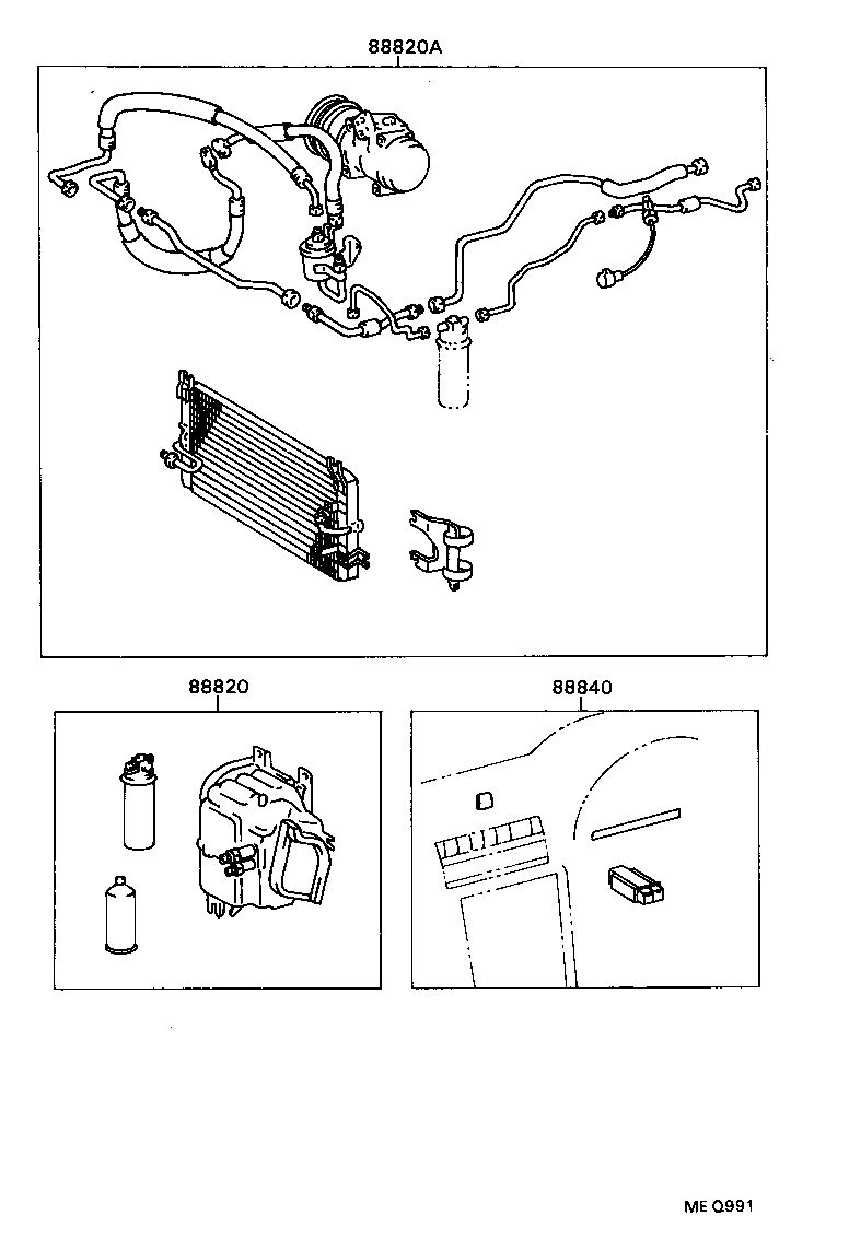  COROLLA 2 |  HEATING AIR CONDITIONING SET