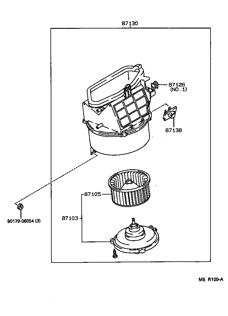  SPRINTER CARIB |  HEATING AIR CONDITIONING HEATER UNIT BLOWER