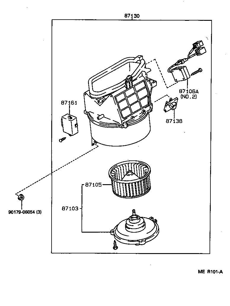 SPRINTER CARIB |  HEATING AIR CONDITIONING HEATER UNIT BLOWER