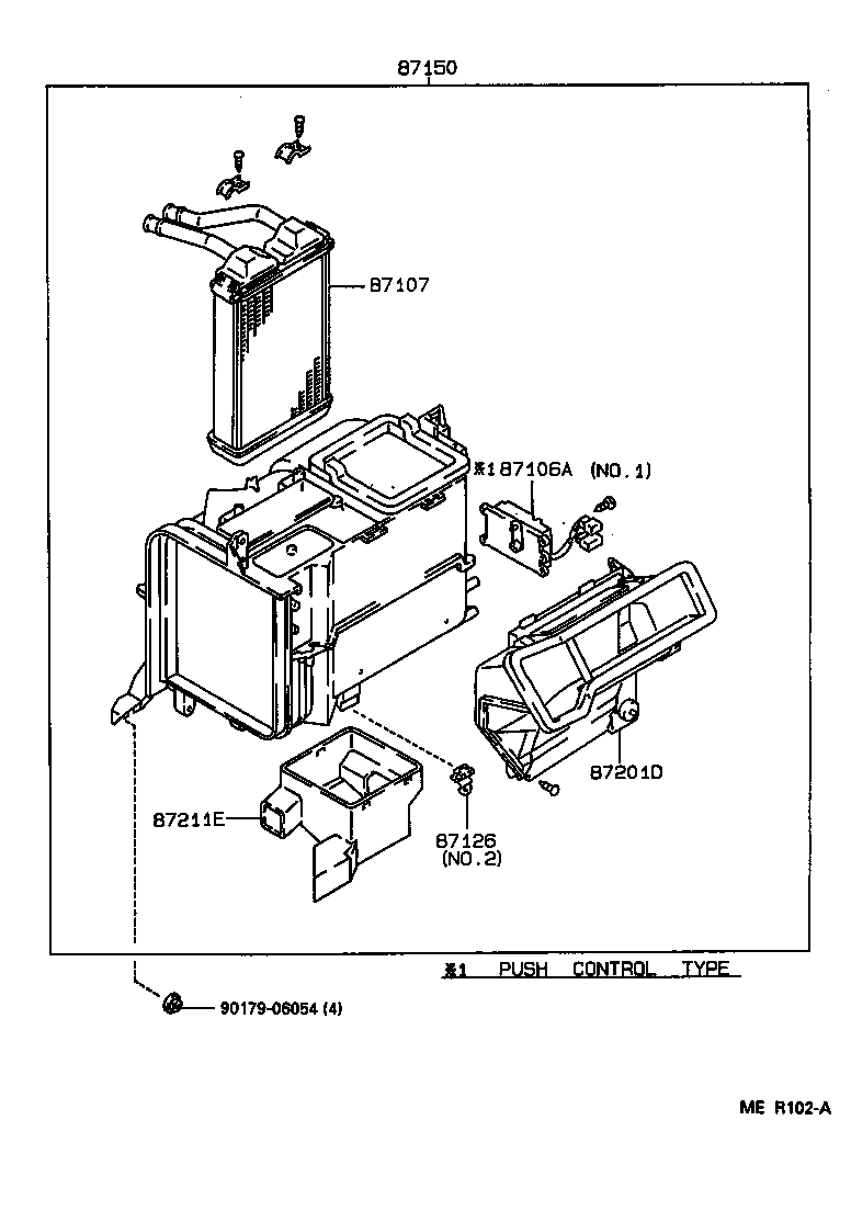  SPRINTER CARIB |  HEATING AIR CONDITIONING HEATER UNIT BLOWER