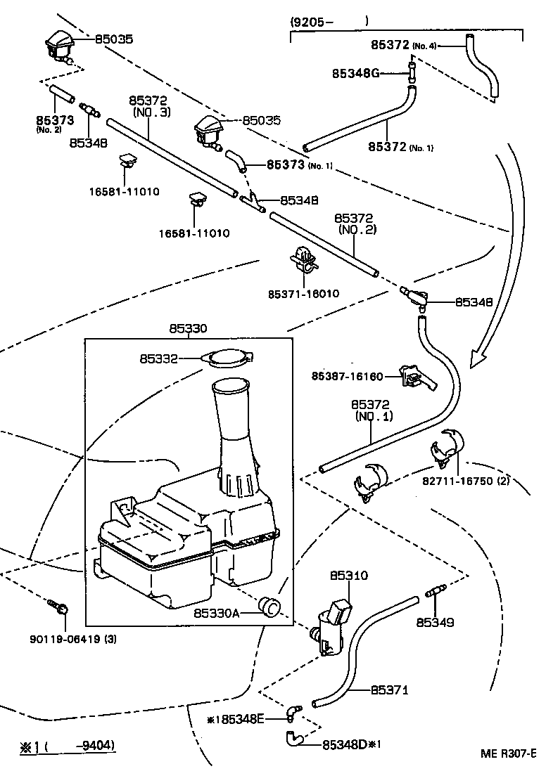  CYNOS |  WINDSHIELD WASHER