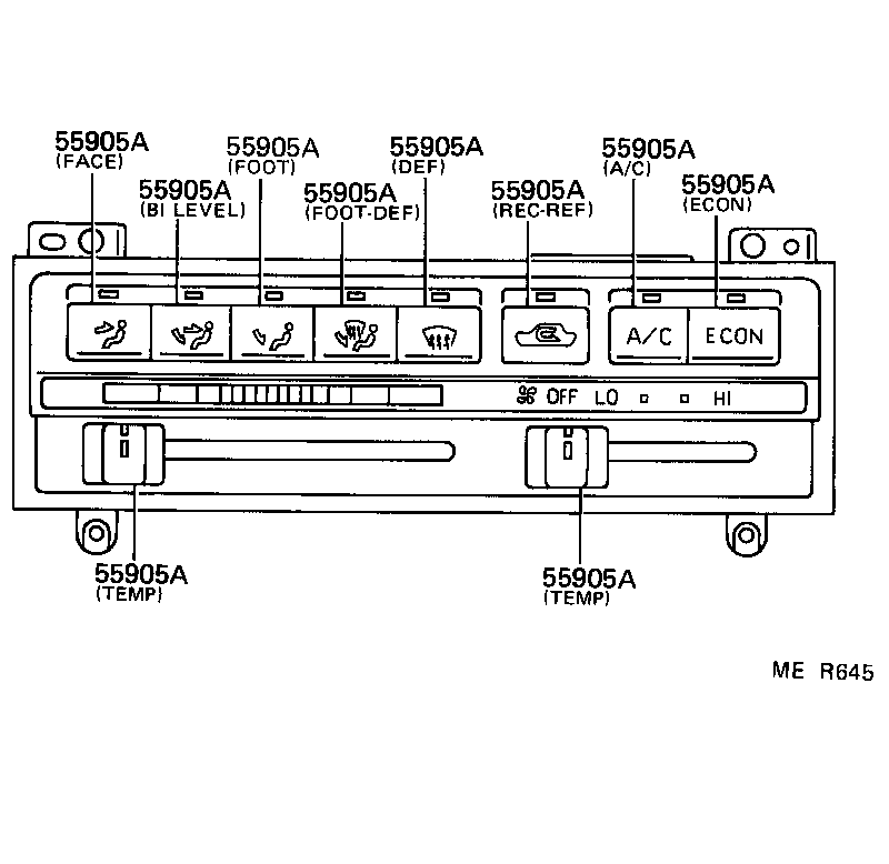  SPRINTER CARIB |  HEATING AIR CONDITIONING CONTROL AIR DUCT