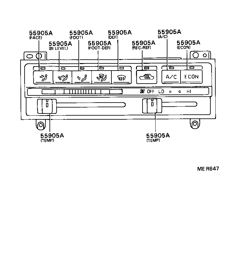  SPRINTER |  HEATING AIR CONDITIONING CONTROL AIR DUCT