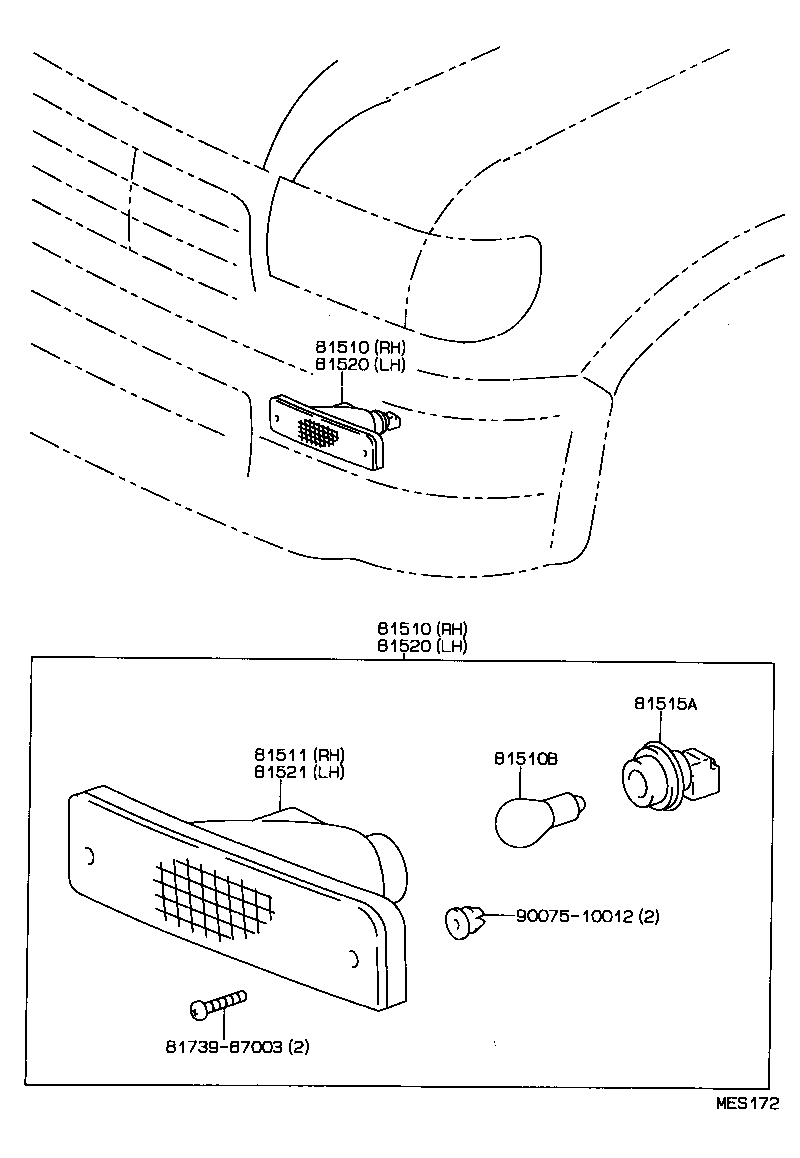  HILUX |  FRONT TURN SIGNAL LAMP