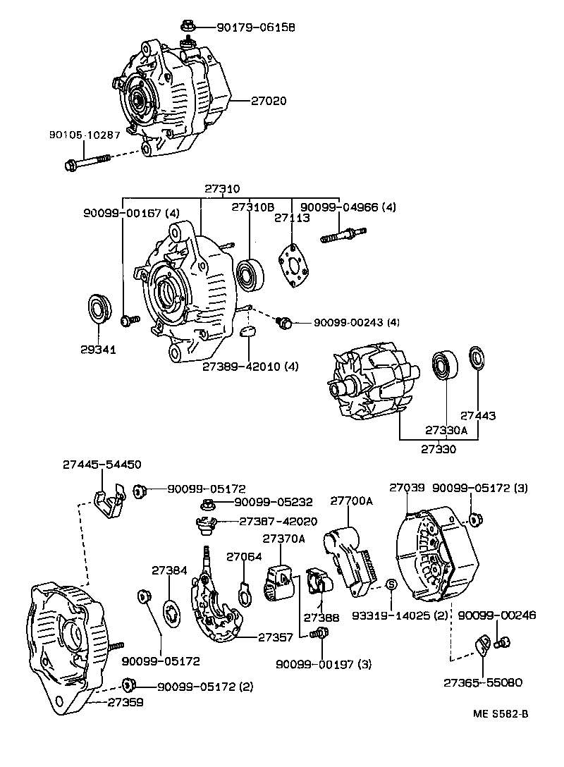  CROWN CROWN MAJESTA |  ALTERNATOR