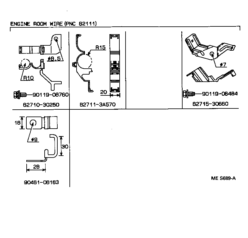  CROWN CROWN MAJESTA |  WIRING CLAMP