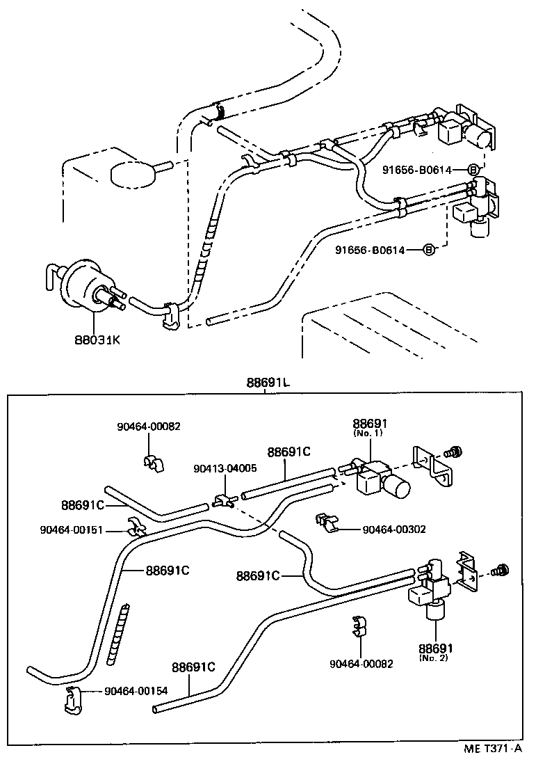  STARLET |  HEATING AIR CONDITIONING VACUUM PIPING