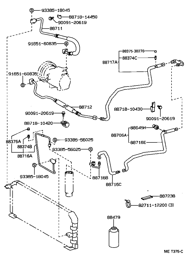  STARLET |  HEATING AIR CONDITIONING COOLER PIPING