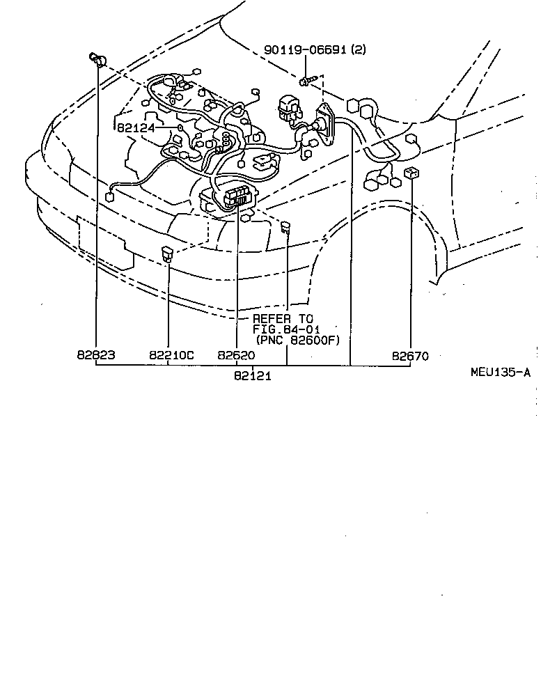  CARINA FF |  WIRING CLAMP