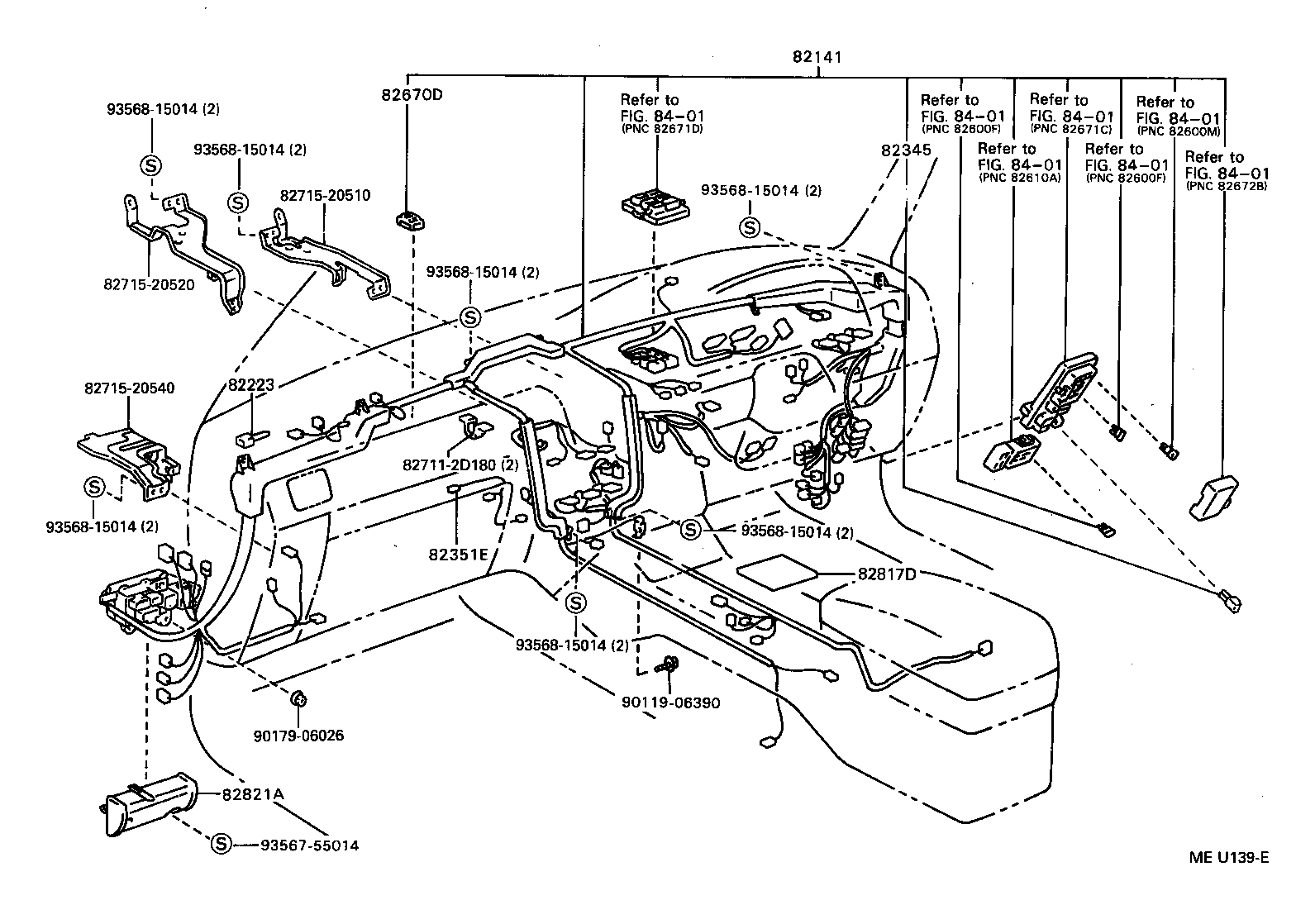  CARINA FF |  WIRING CLAMP