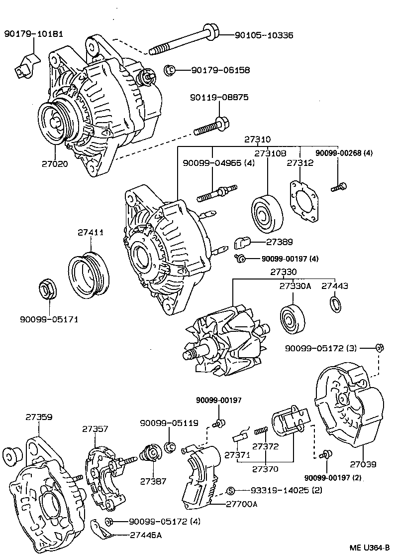  CARINA FF |  ALTERNATOR