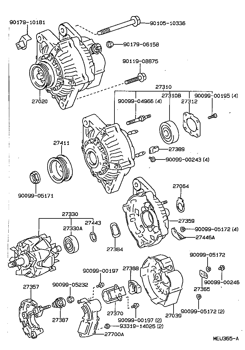  CARINA FF |  ALTERNATOR
