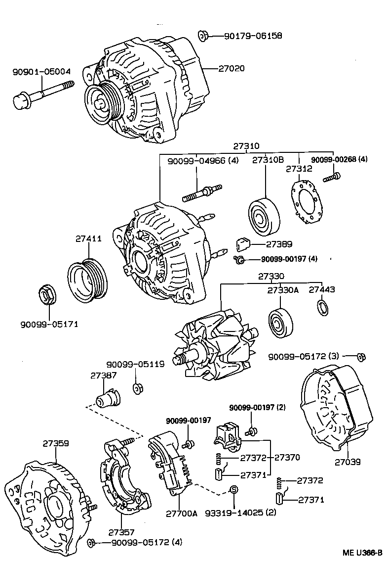  CARINA FF |  ALTERNATOR