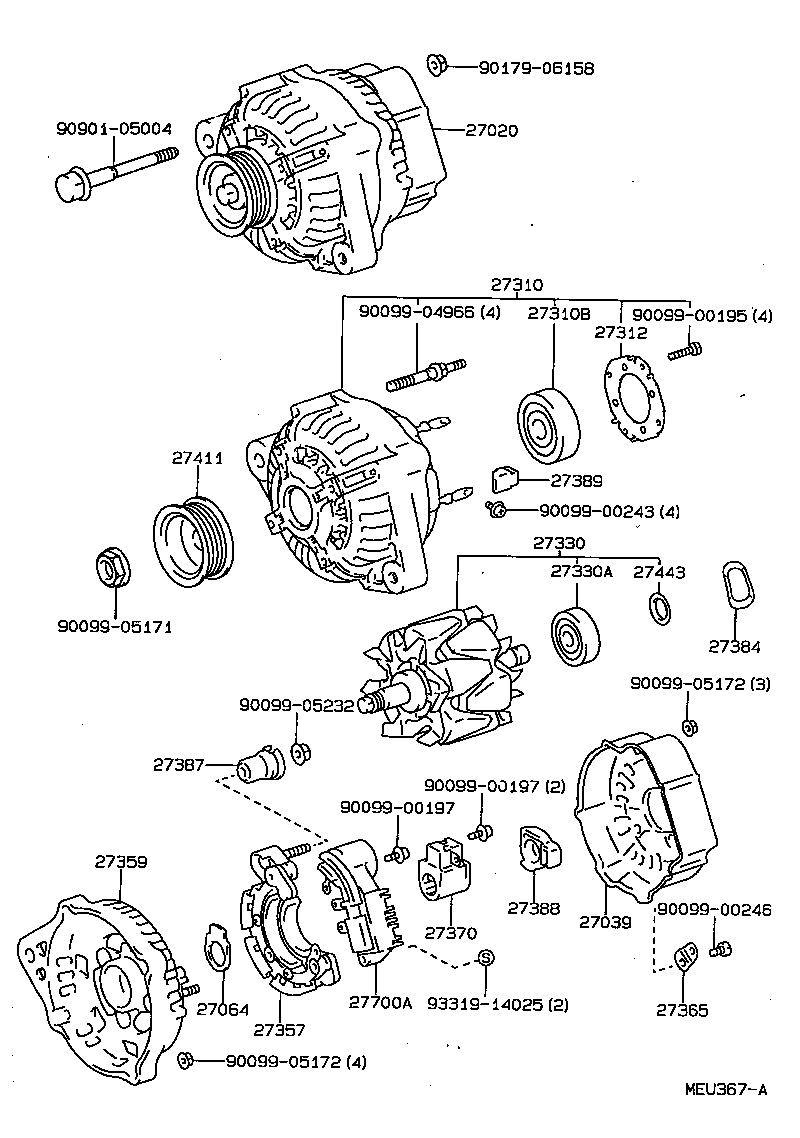  CARINA FF |  ALTERNATOR