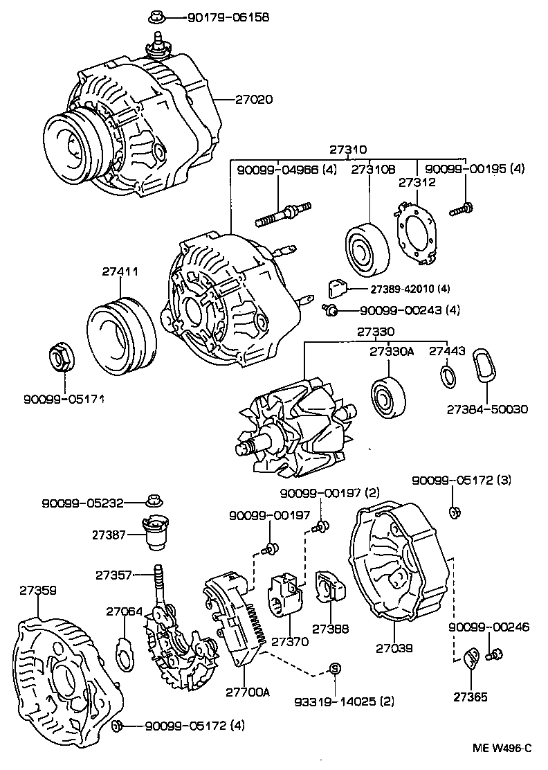  HILUX |  ALTERNATOR