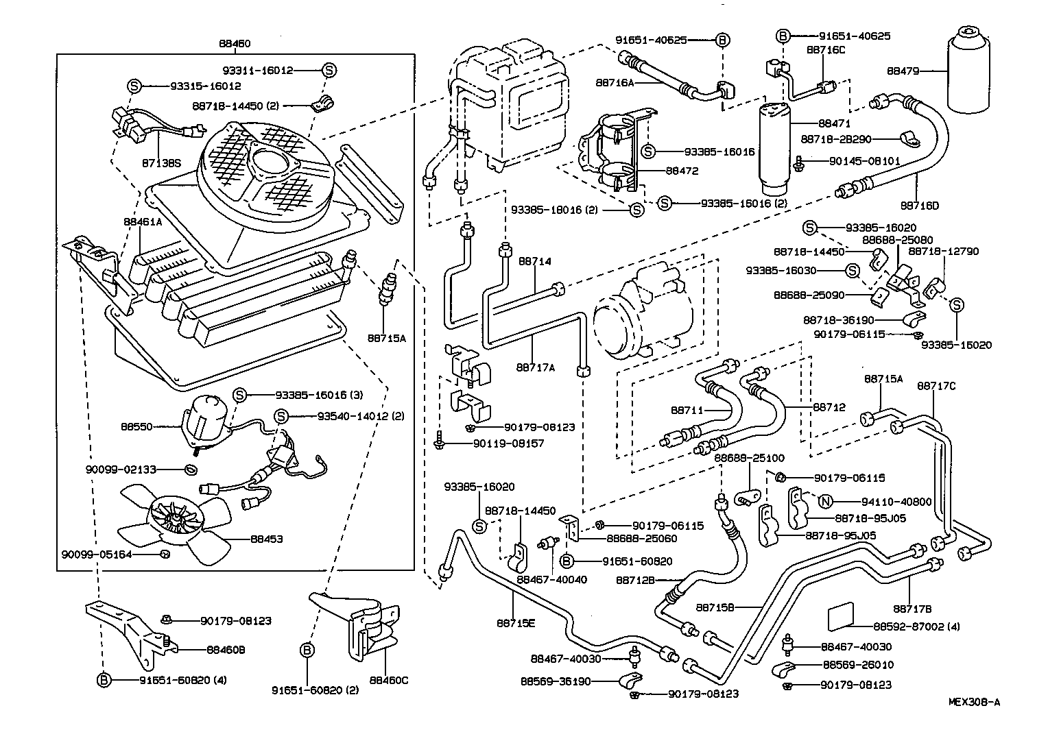  HIACE TRUCK |  HEATING AIR CONDITIONING COOLER PIPING