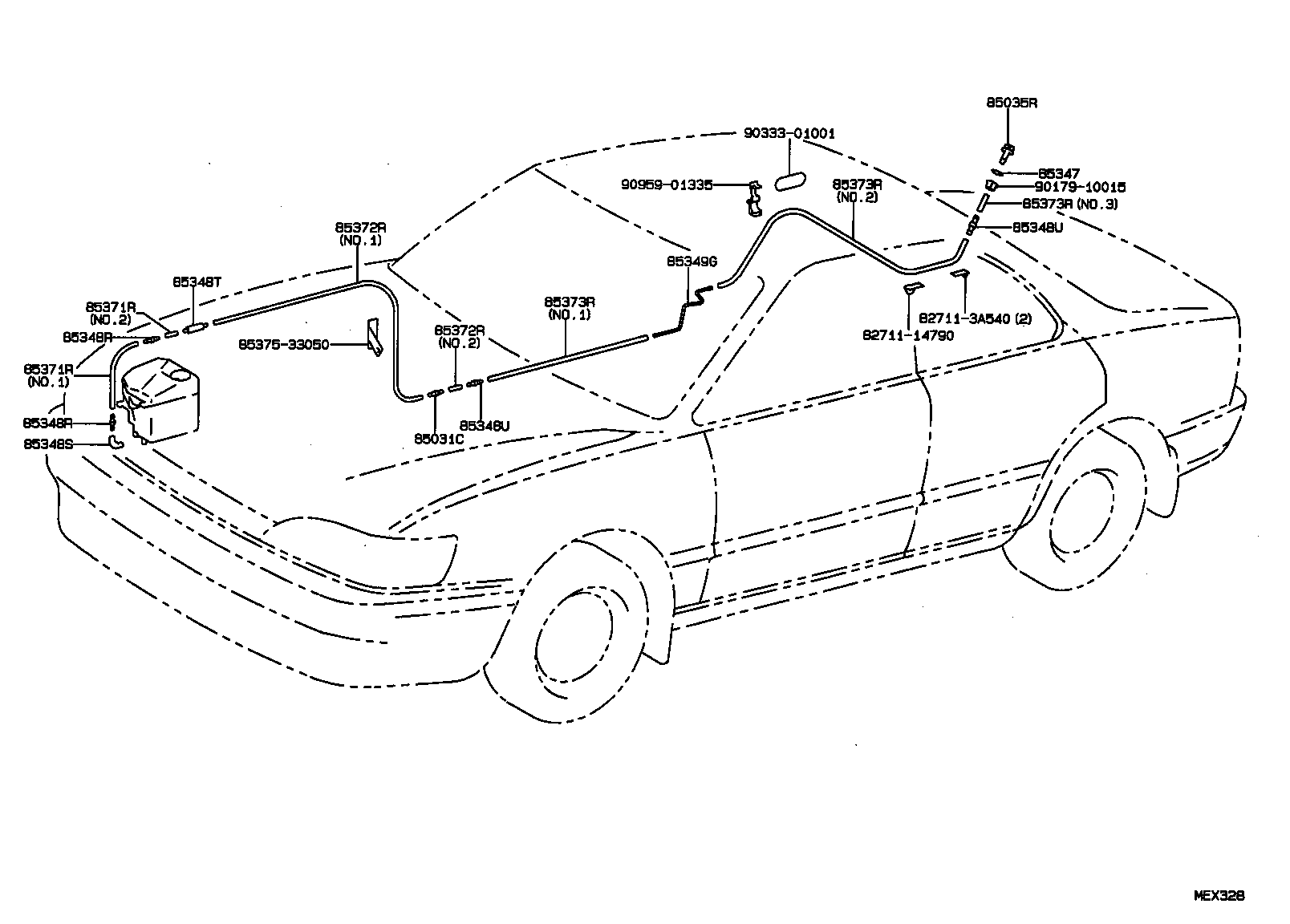  WINDOM |  REAR WASHER