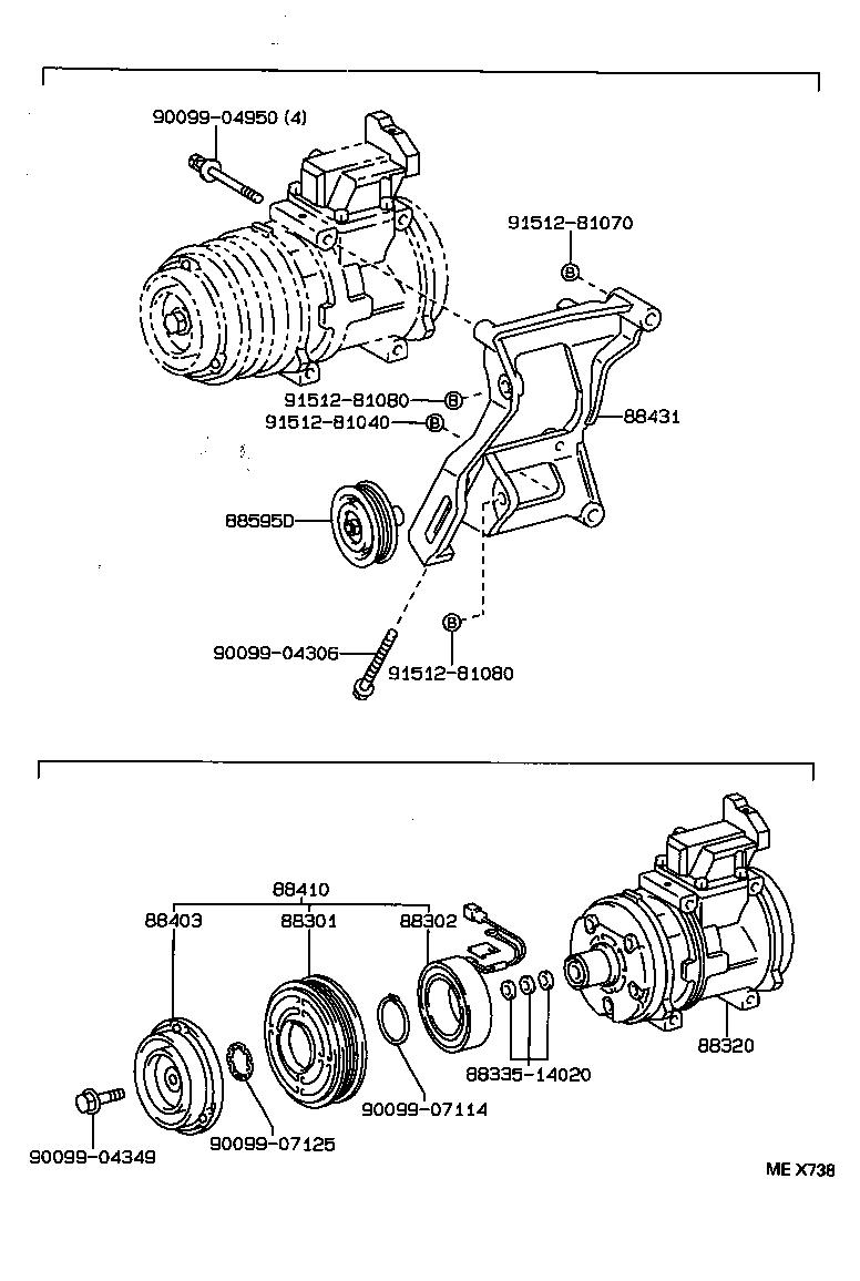  DYNA TOYOACE |  HEATING AIR CONDITIONING COMPRESSOR