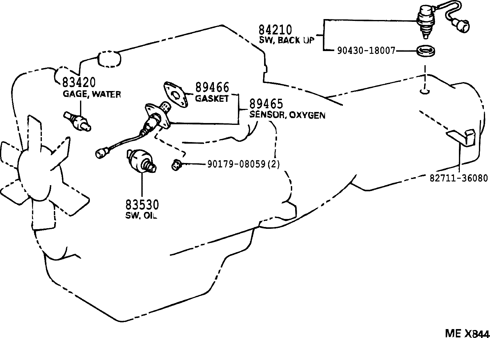  DYNA TOYOACE |  SWITCH RELAY COMPUTER