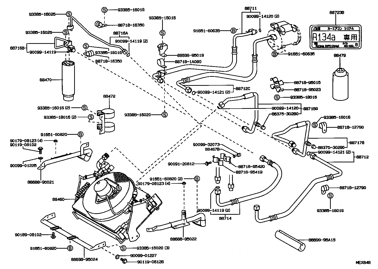  TOYOACE DYNA |  HEATING AIR CONDITIONING COOLER PIPING