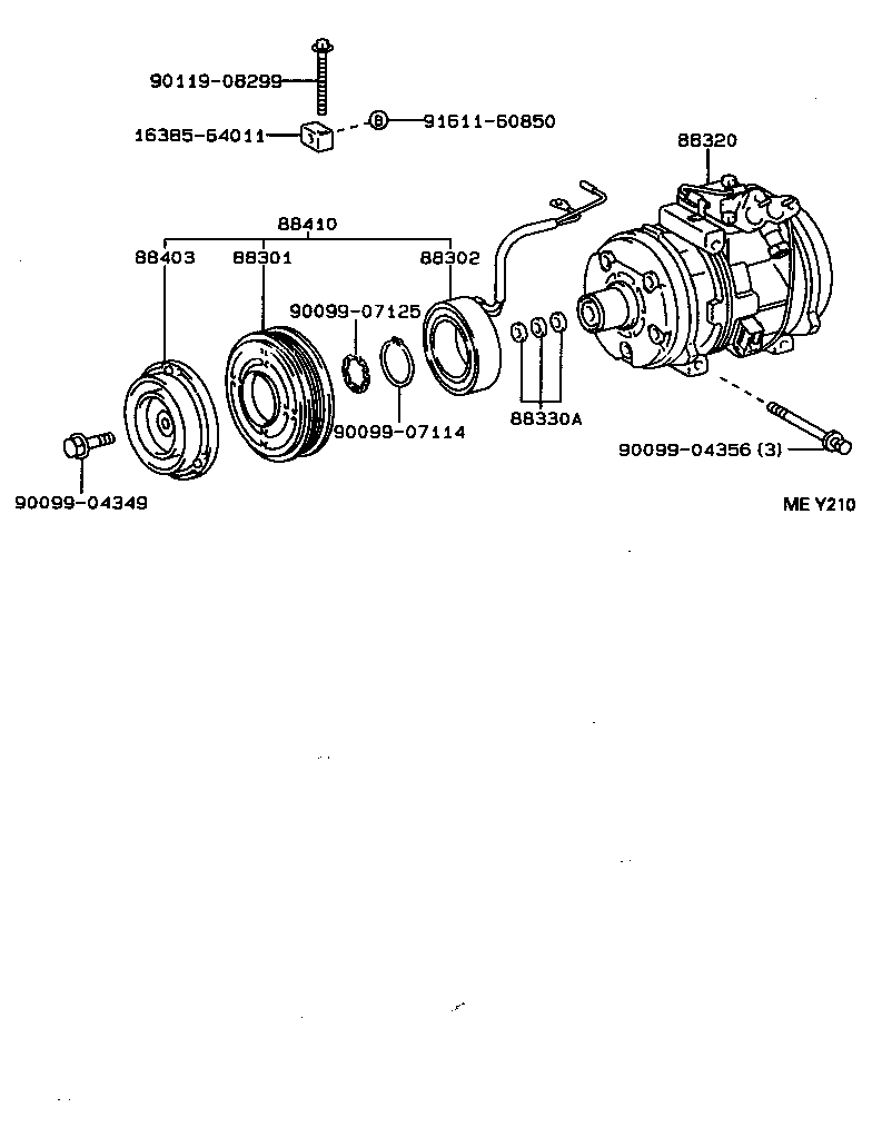  CARINA FF |  HEATING AIR CONDITIONING COMPRESSOR
