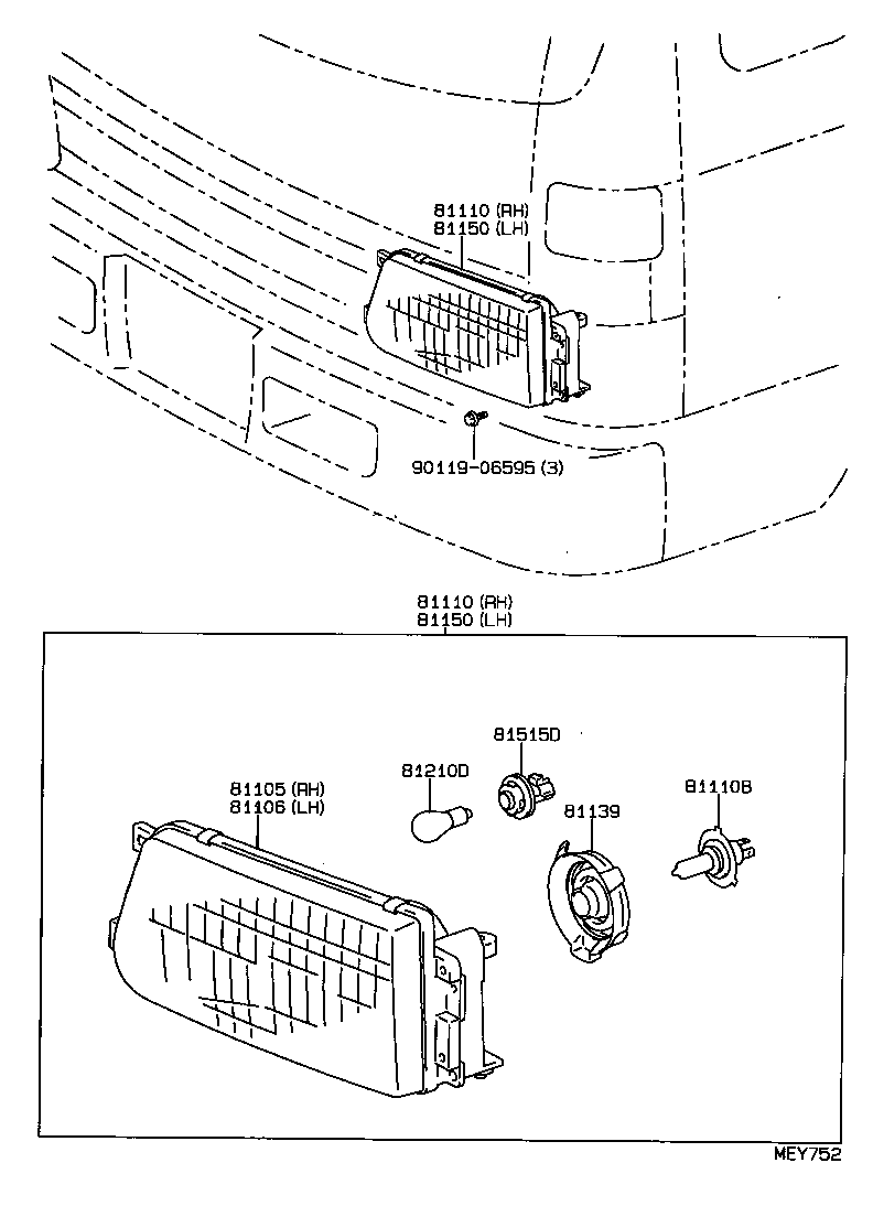  HIACE TRUCK |  HEADLAMP