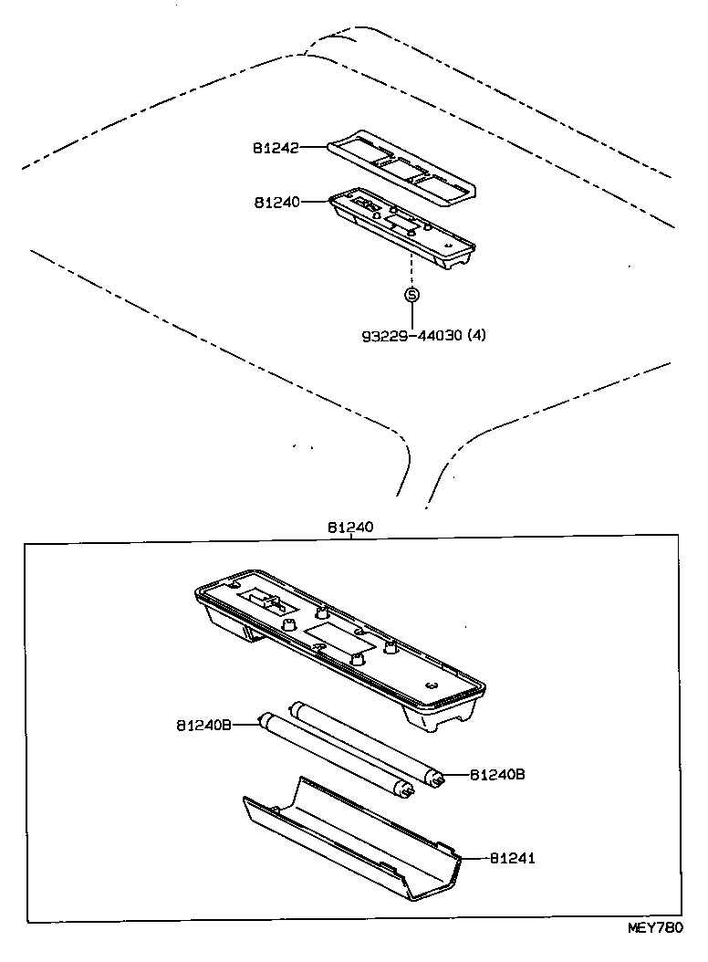  HIACE TRUCK |  INTERIOR LAMP