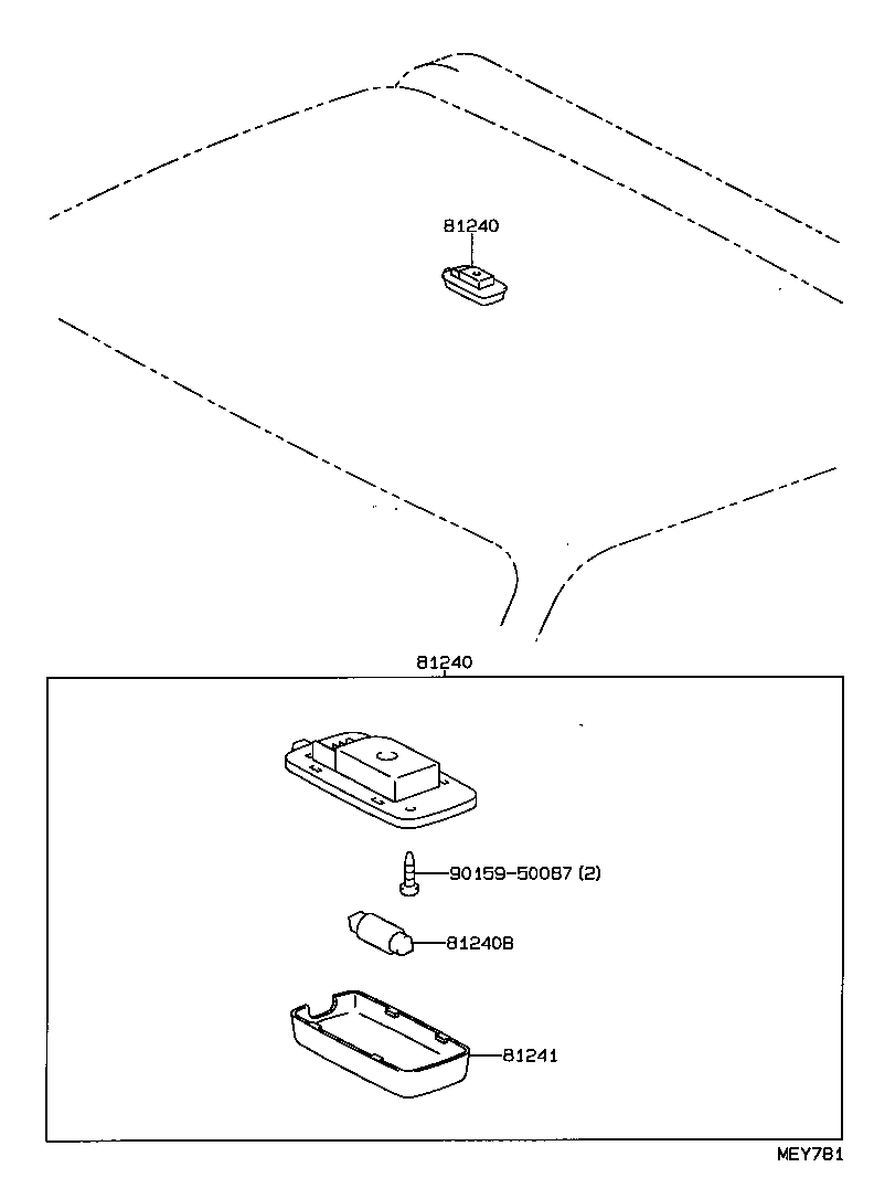  HIACE TRUCK |  INTERIOR LAMP