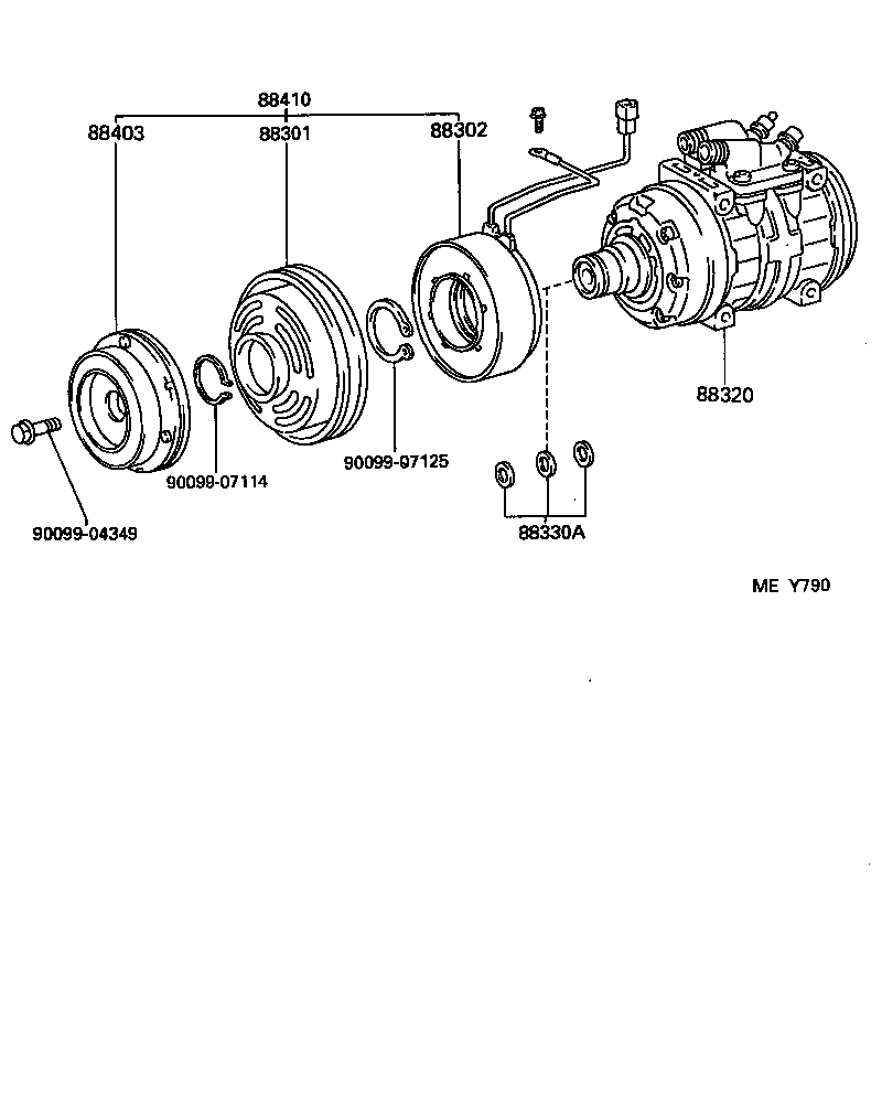  HIACE TRUCK |  HEATING AIR CONDITIONING COMPRESSOR