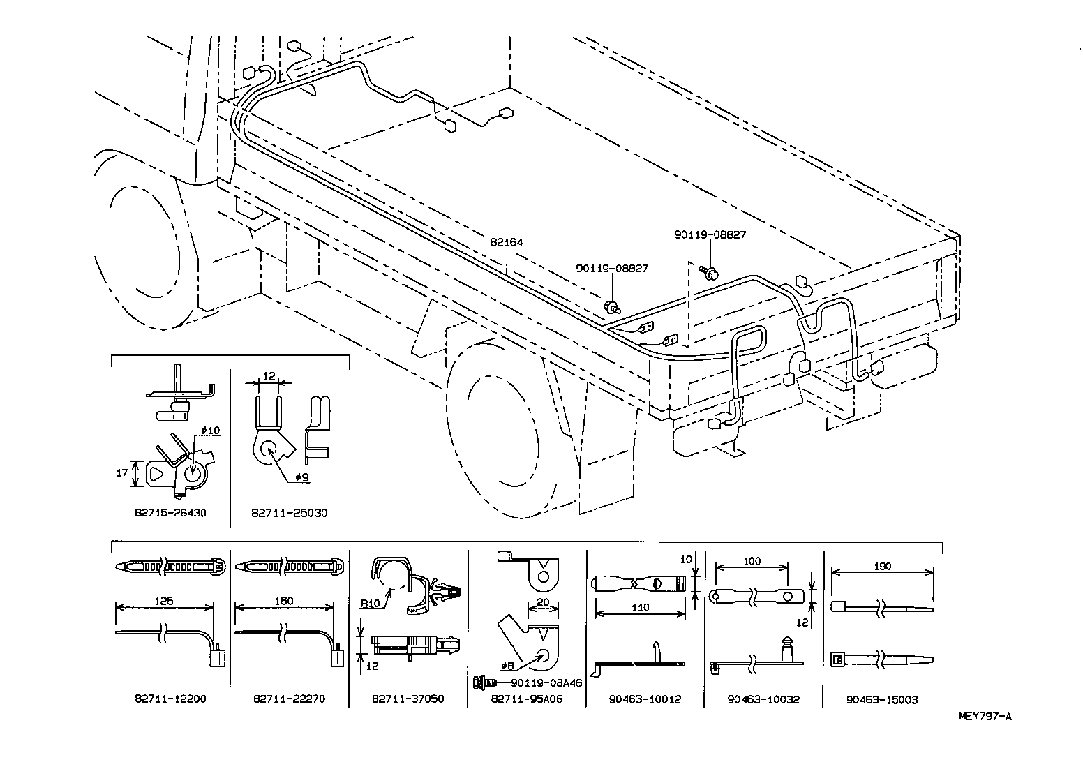  HIACE TRUCK |  WIRING CLAMP