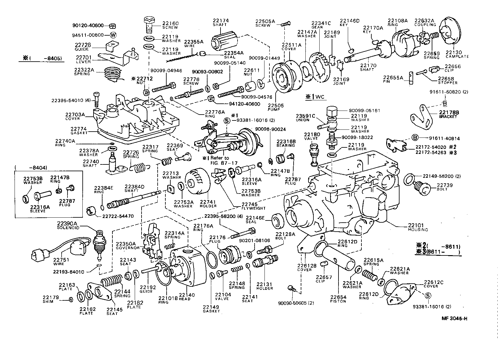  COASTER |  INJECTION PUMP BODY