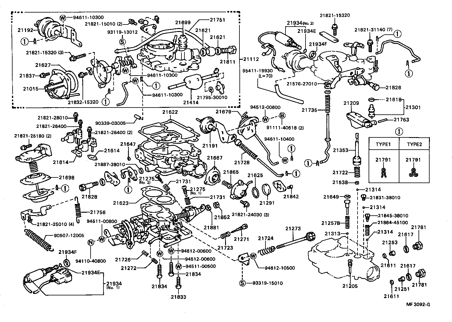 1995 toyota corolla carburetor #5