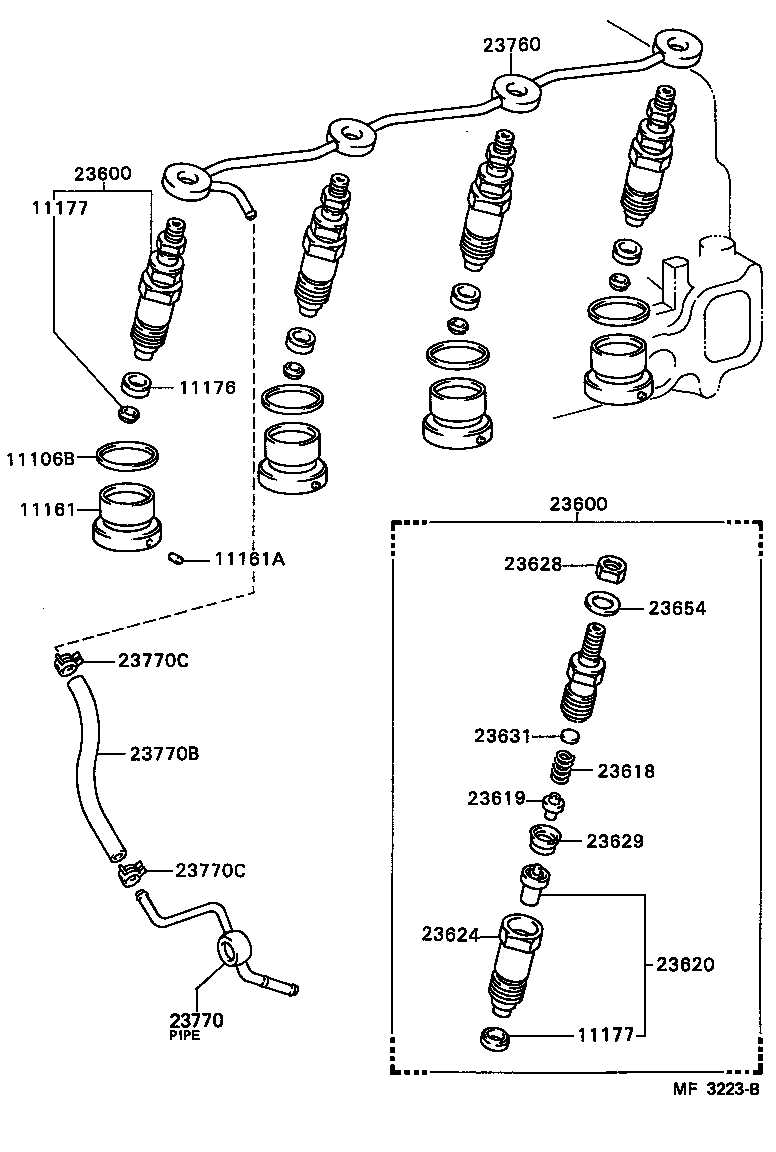  LAND CRUISER S T H T |  INJECTION NOZZLE