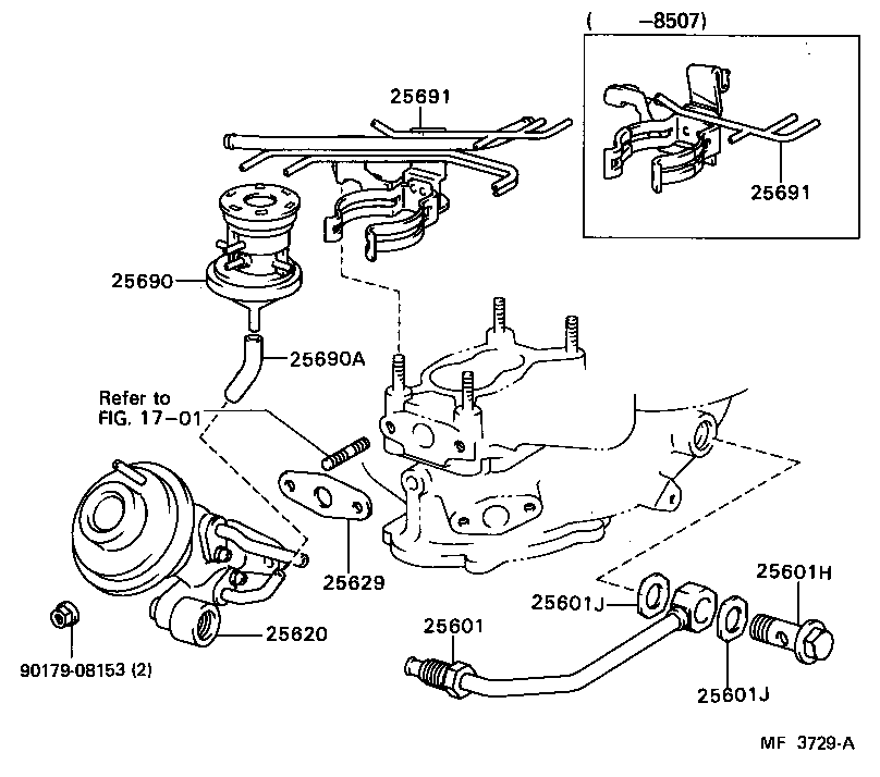  MR2 |  EXHAUST GAS RECIRCULATION SYSTEM