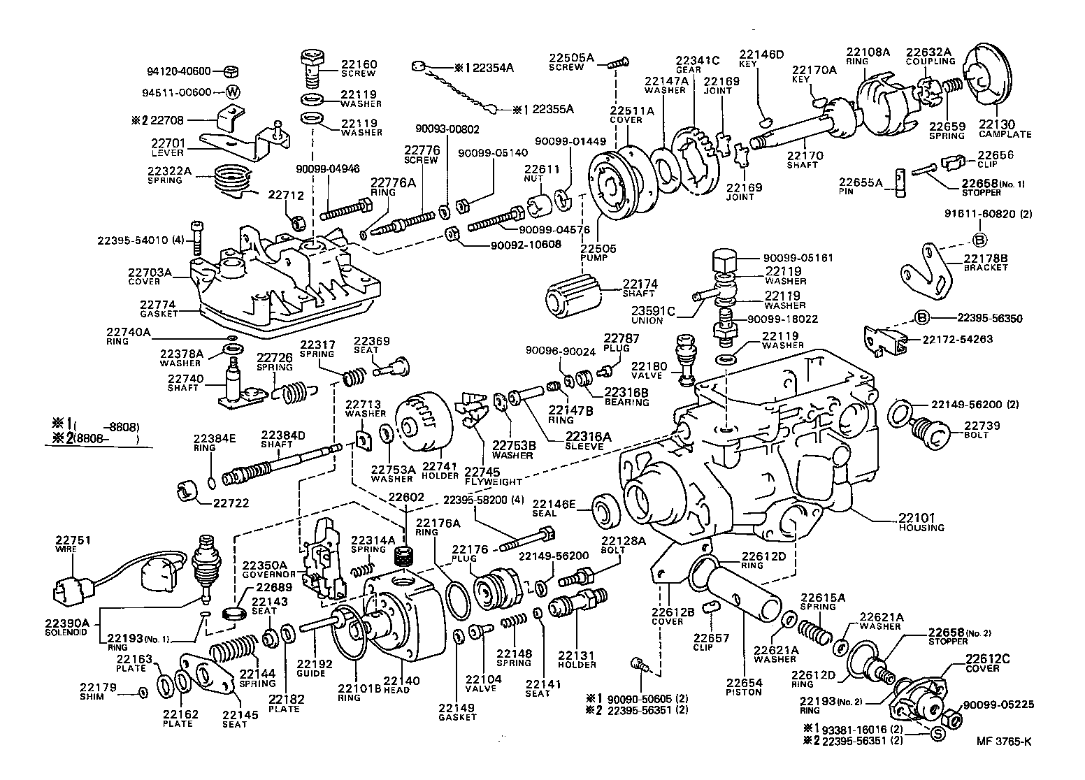  DYNA TOYOACE QUICK |  INJECTION PUMP BODY