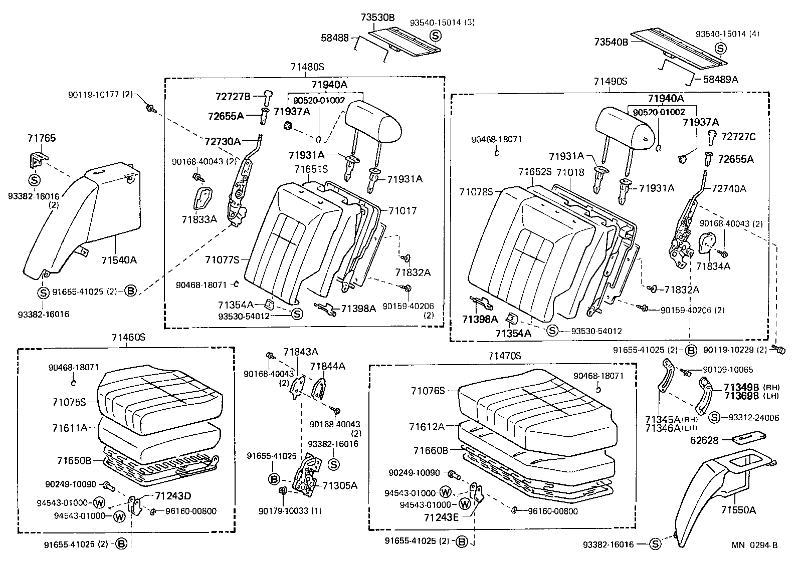  CROWN |  REAR SEAT SEAT TRACK
