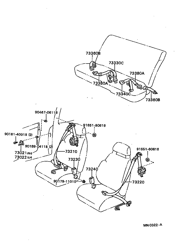  CELICA |  SEAT BELT CHILD RESTRAINT SEAT