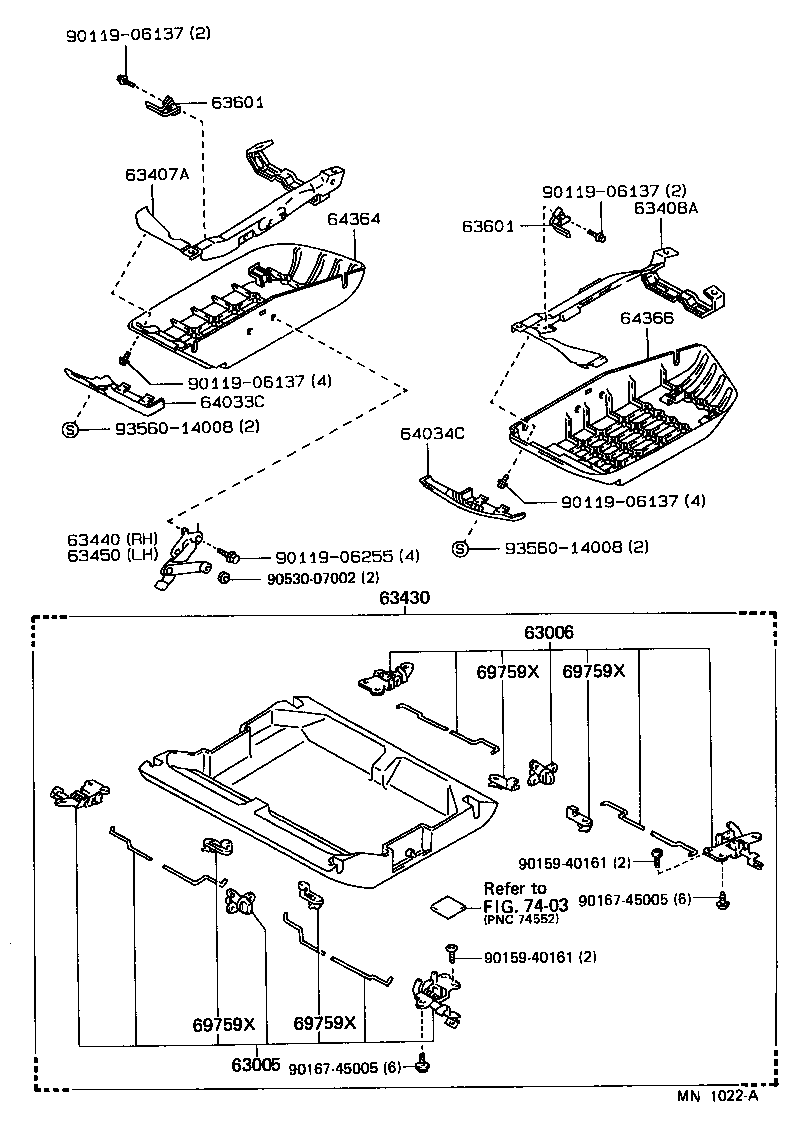  SPRINTER CARIB |  ROOF HEADLINING SILENCER PAD