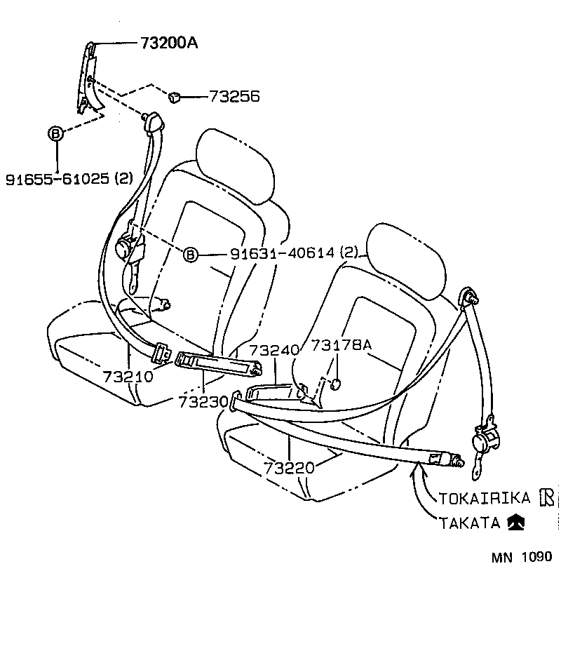  SPRINTER |  SEAT BELT CHILD RESTRAINT SEAT