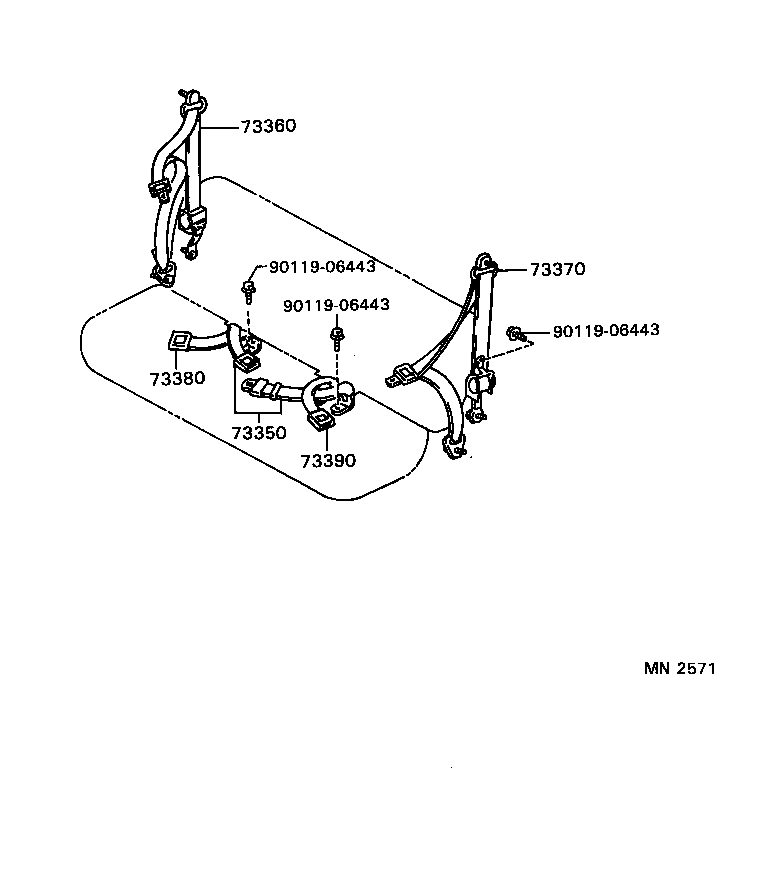  TOYOACE DYNA |  SEAT BELT