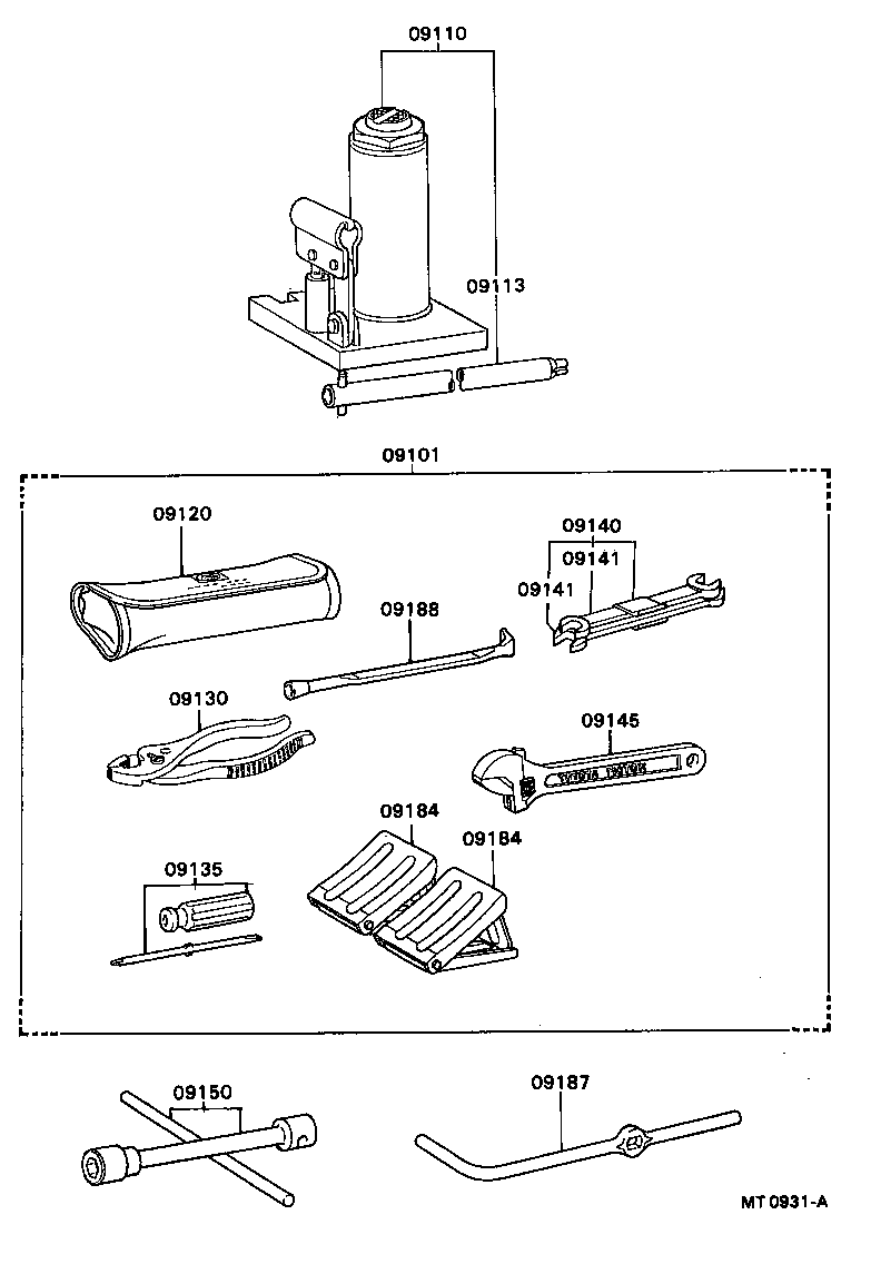  DYNA TOYOACE QUICK |  STANDARD TOOL