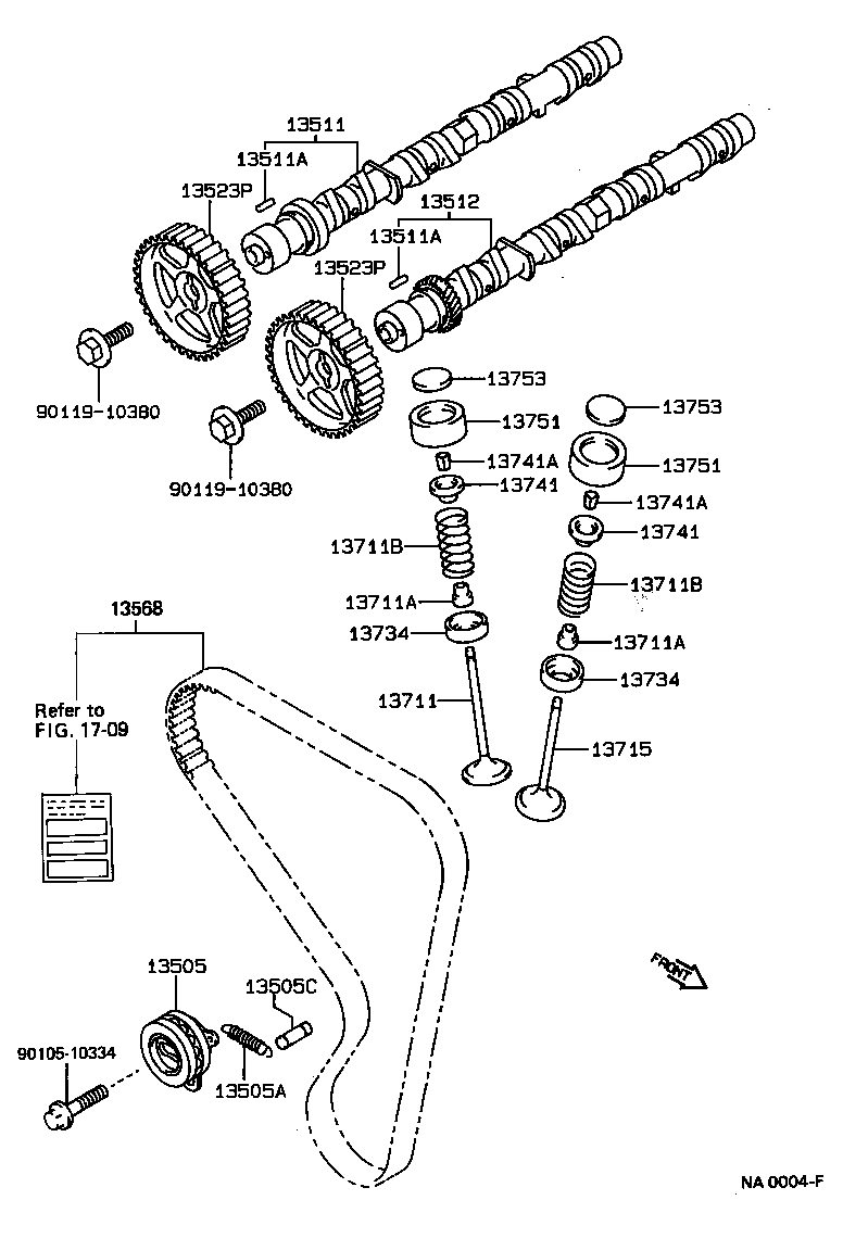  CARINA FF |  CAMSHAFT VALVE