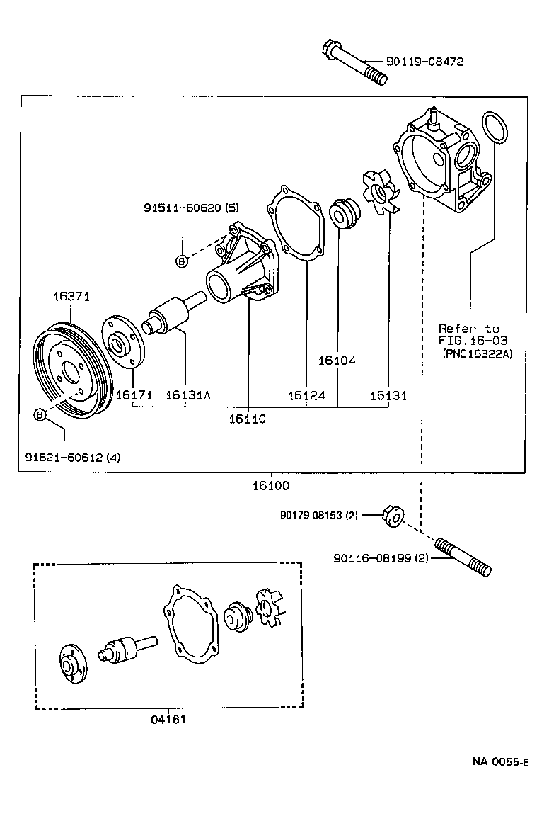  CARINA FF |  WATER PUMP