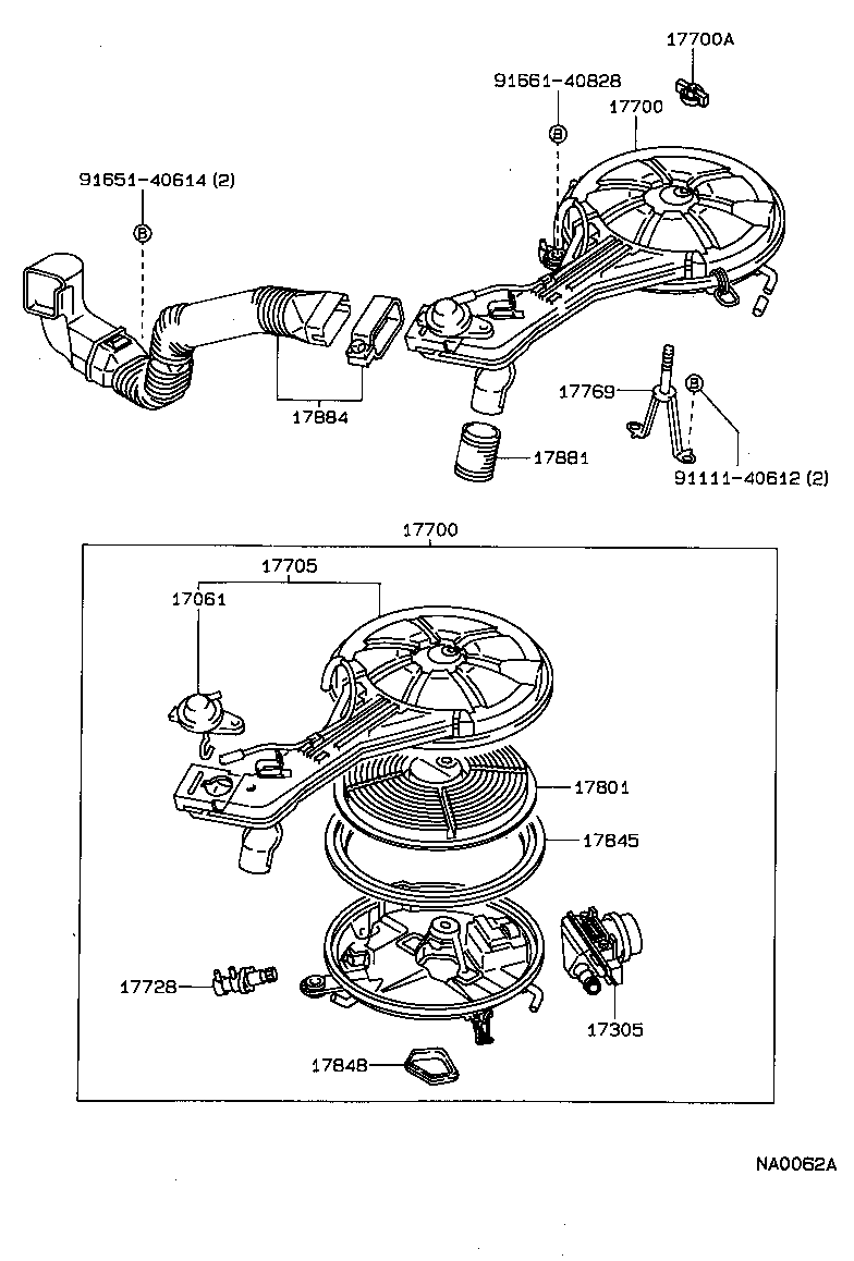  COROLLA |  AIR CLEANER